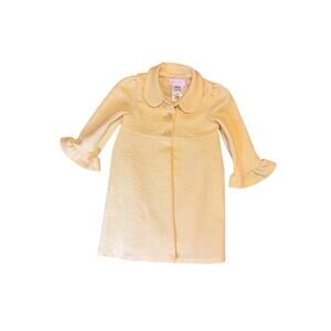 Bonnie Baby Yellow Pastel Spring Coat Size 24 Months